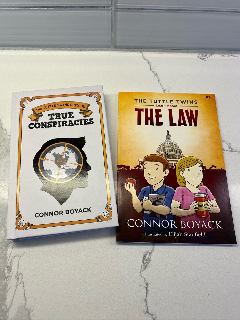 Tuttle Twins True Conspiracies & The Law Combo Set of Books